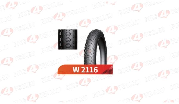 Покрышка Вело 20х4 W-2116 (Wanda tire)