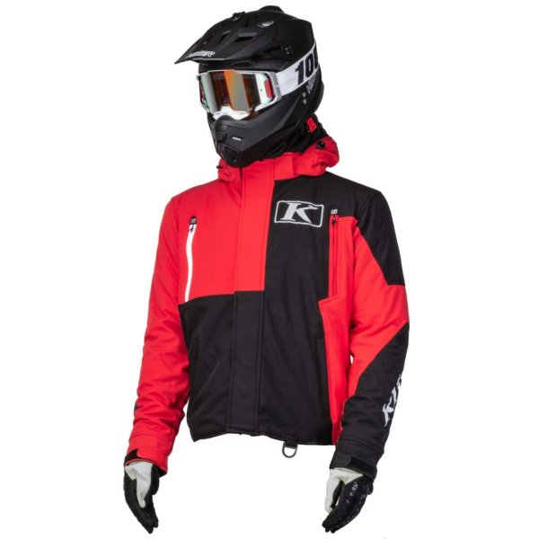 Куртка для снегохода KLIM KOMPOUND #1 black-red (текстиль) (XL)