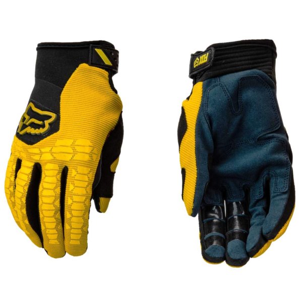 Перчатки мото FOX #13 Blue yellow (S) мотокросс