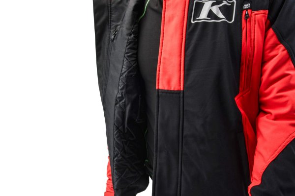 Куртка для снегохода KLIM KOMPOUND #1 black-red (текстиль) (XXXL)