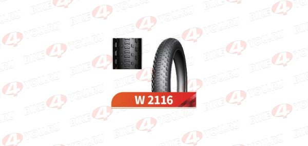 Покрышка Вело 24х4 W-2116 (Wanda tire)