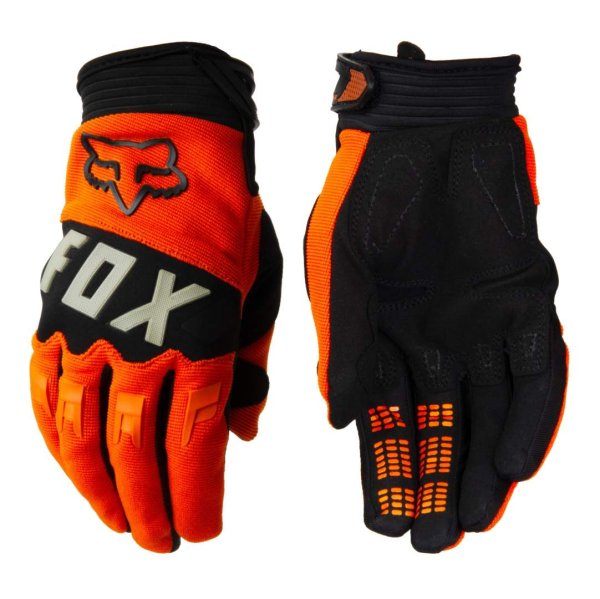 Перчатки мото FOX #13 Black orange (S) мотокросс